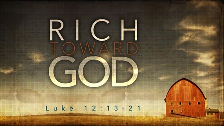 “Rich Towards God” – Rev. Beth O’Callaghan